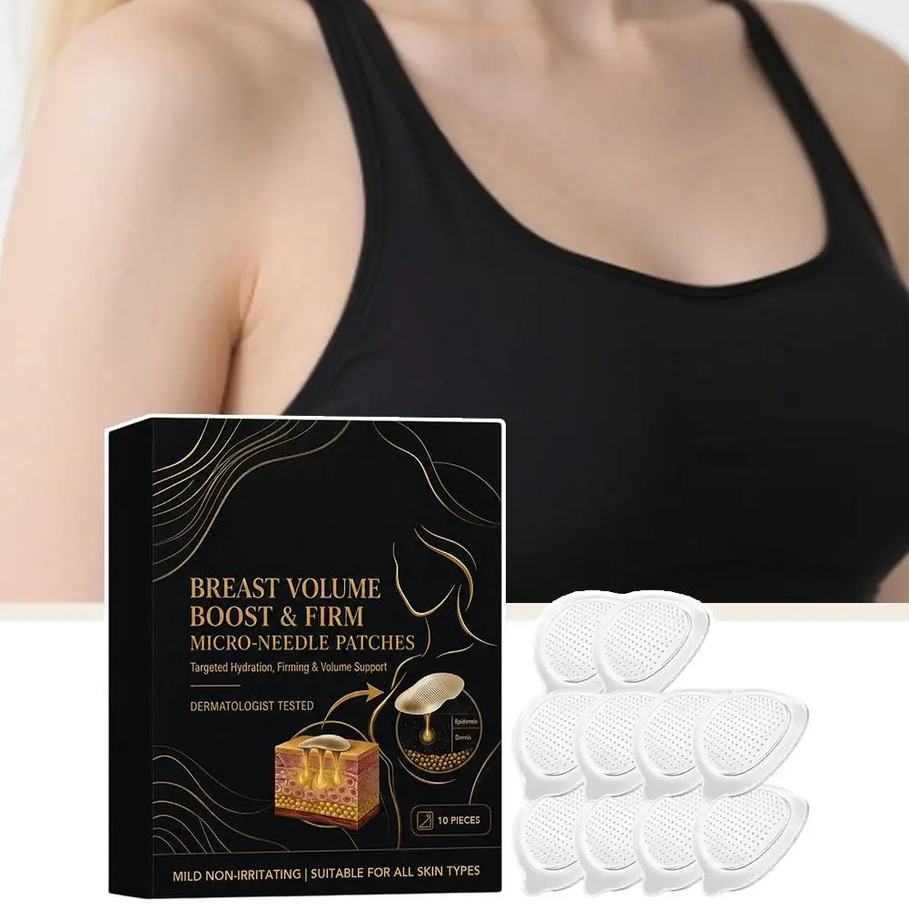 Advanced Nano Microneedle Breast Enlargement Patch,Bust Breast Care Daily Increase Care, Lifting Firming Breast Massage Patch