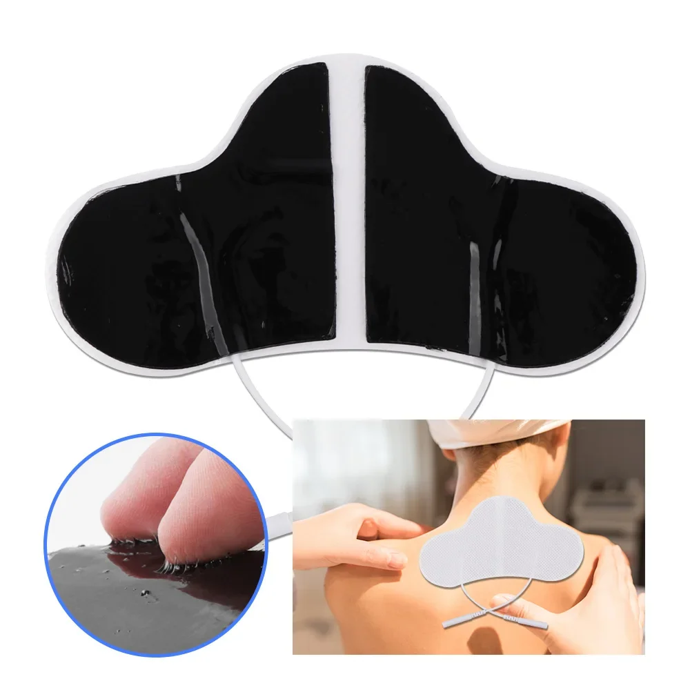 TENS Electrode Pad Self Adhesive Tens Pulse Massager Physiotherapy EMS Muscle Stimulator Replacement Gel Patch Massage Sticker