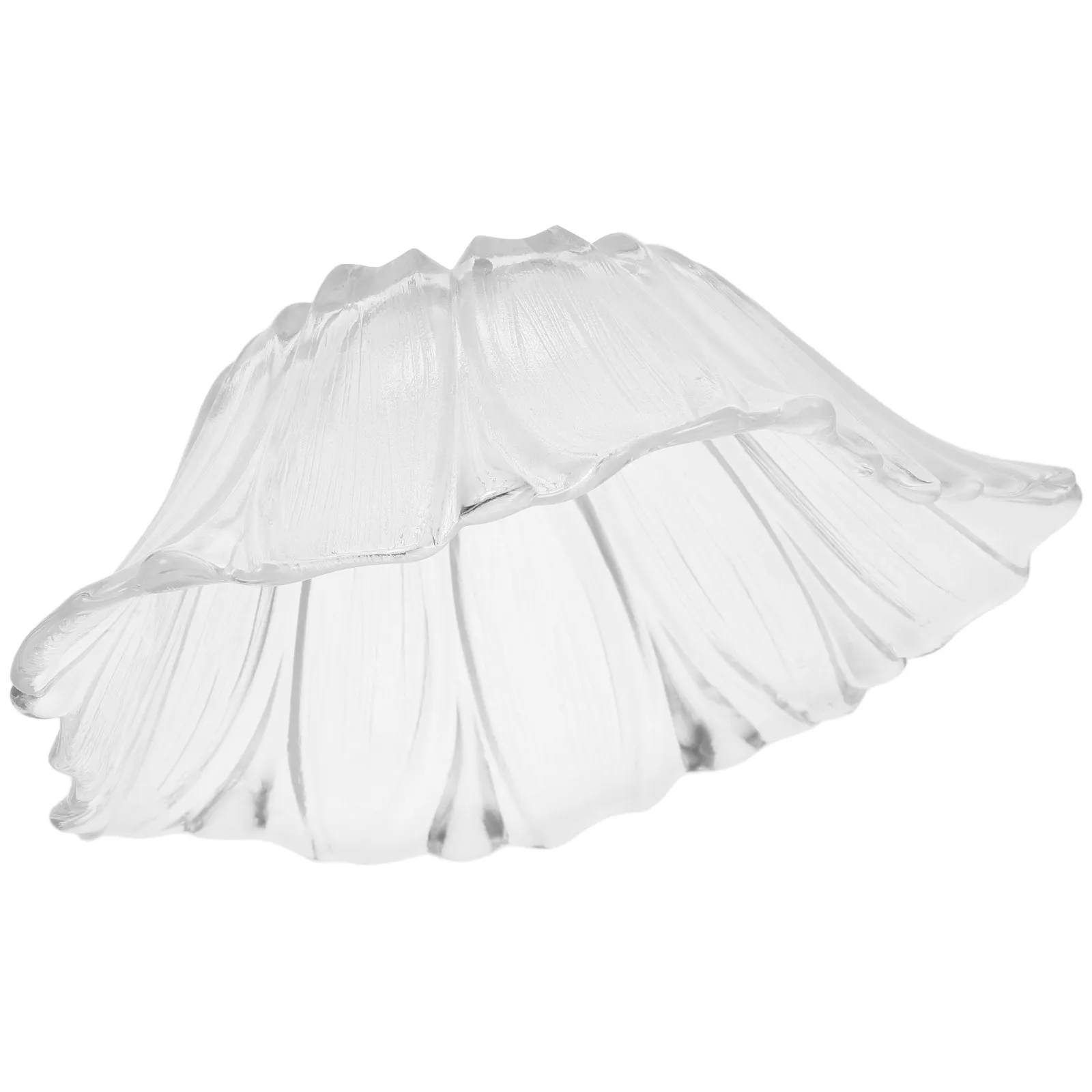 

Винтажный стеклянный плафон для подвесного светильника, прозрачный, в форме цветка, сменный, для лампы E27, для настольных, напольных и люстр, ретро-плафон