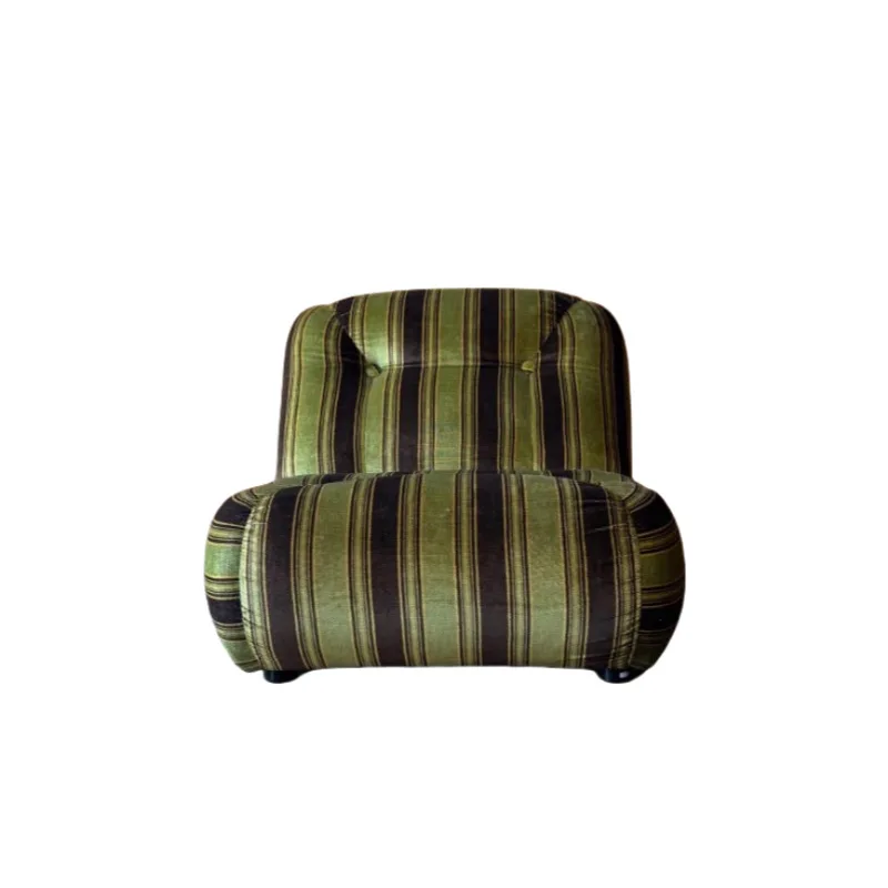 

Designer green-brown velvet combination sofa store living room