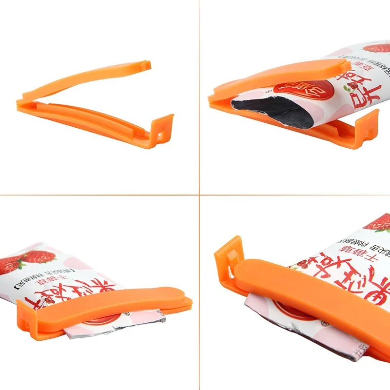 Food Sealing Clip Plastic Bag Closing Clip Moisture-proof Fresh-keeping Clip Portable Snack Sealing Bag Clip Sealing