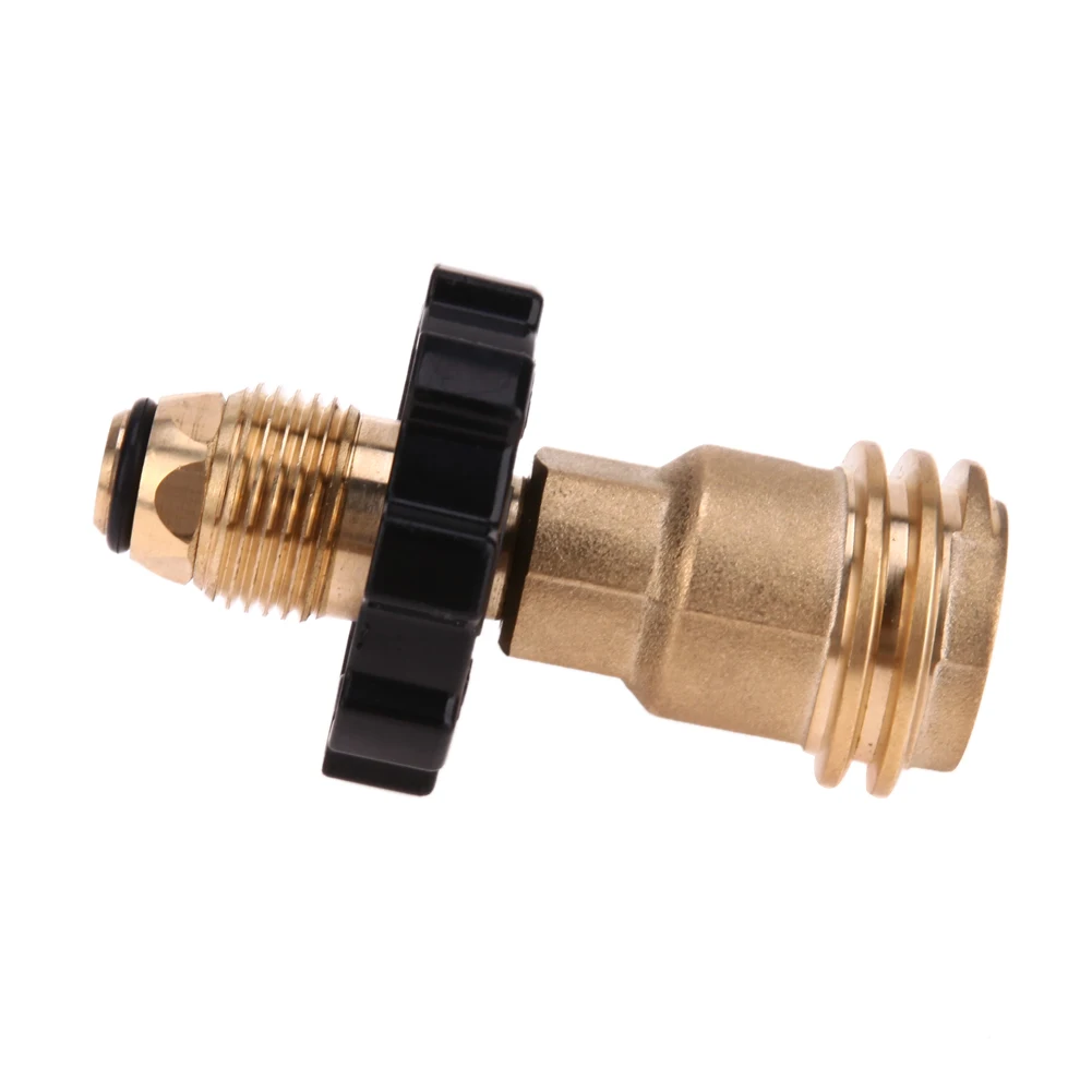 Universal Fit Gas Adapter Converts Safe Gas Bottle Connection Corrosion Resistant Gas Cylinder Converts for BBQ Gas Grill Heater