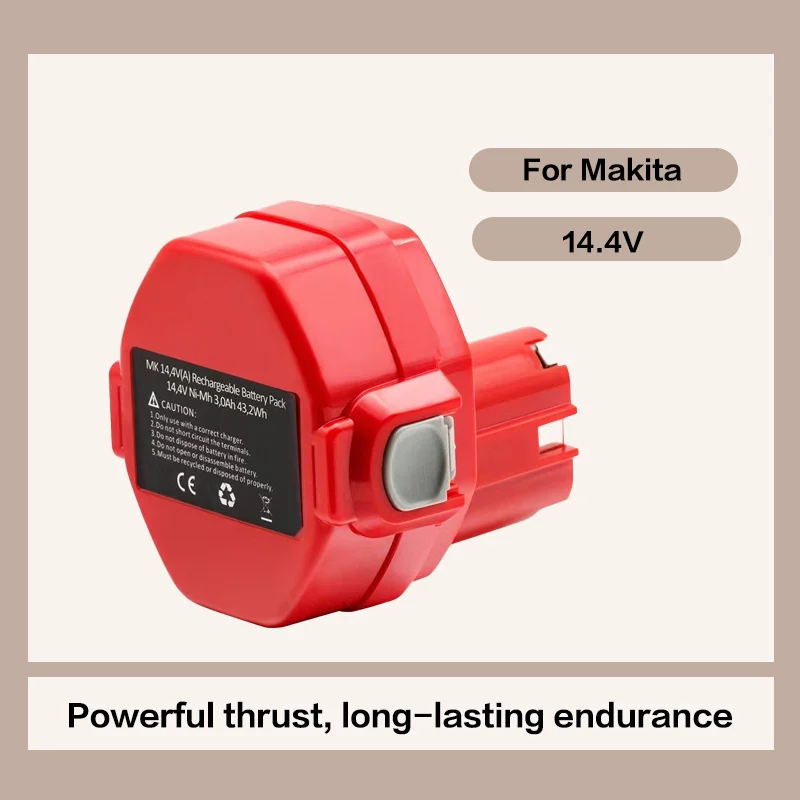 

For Makita 14.4V Universal Battery Replacement High Capacity NiMH NiCd Li Ion Power Tool Battery for Electric Tools Charging