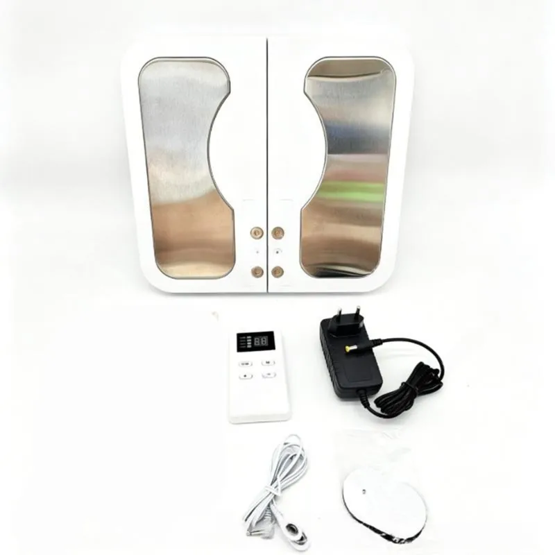 

Beauty Foldable Portable 2-In-1 Heating EMS Foot Relaxer EU Plug Electric Foot Massager For Improved Acupoints Blood Circulation