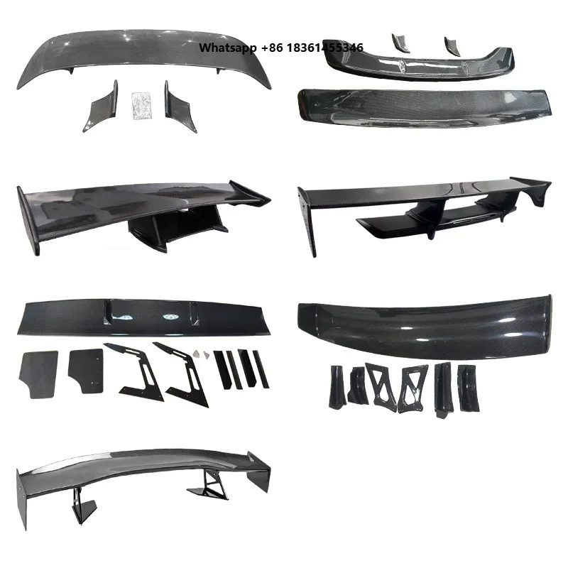 

For GT-R 2008-2018 modified new style Rear spoiler Body Kit Car Accessories Carbon fiber Tail Wing