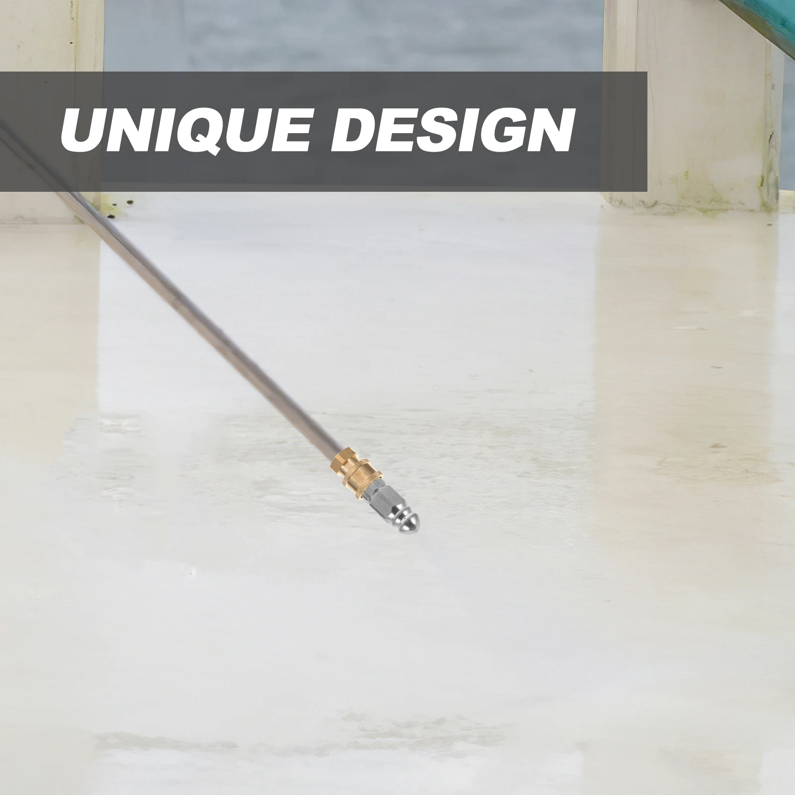 1 комплект, струйная насадка из нержавеющей стали, садовый шланг высокого давления, распылительная головка, регулируемая вращающаяся насадка для воды для домашнего сада