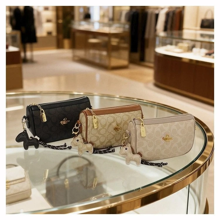 

2026 New High-end Small Bag Women's Versatile Mahjong Bag Fashion Casual Underarm Bag Retro Shoulder Messenger Bag