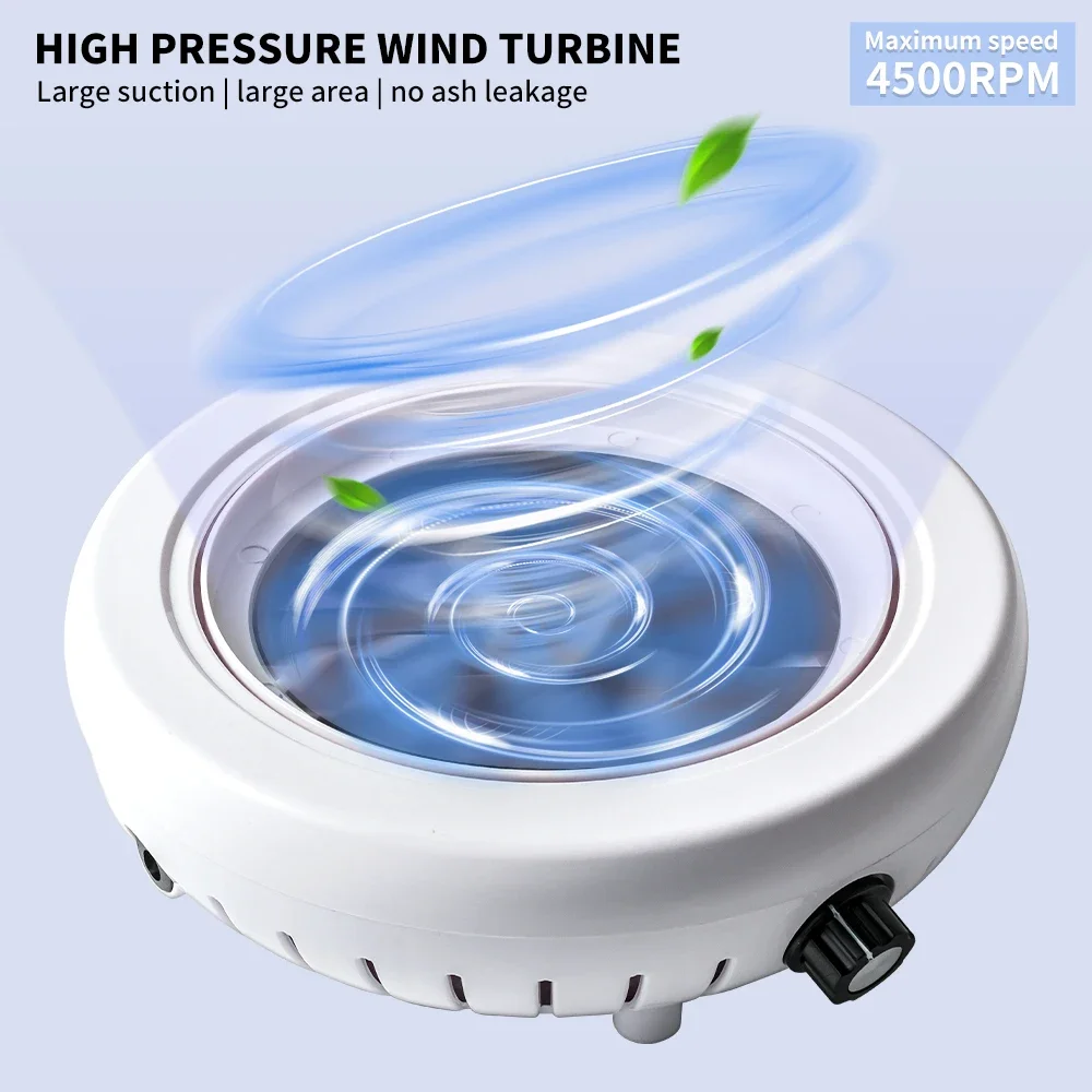 

45000 RPM Super Suction Nail Dust Collector Powerful Nails Dust Extractor Nail Art Manicure Fan Vacuum Cleaner And Filter Tools