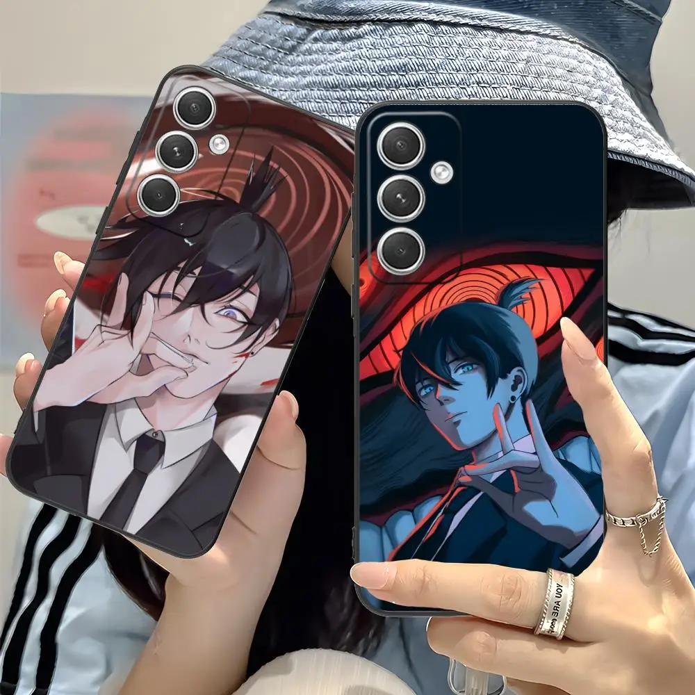 

Чехол для телефона Chainsaw Aki Hayakawa для Samsung Galaxy S25 S24 S23 S22 S21 S20 Note20 Plus FE Ultra Color Printing Pretty Cover