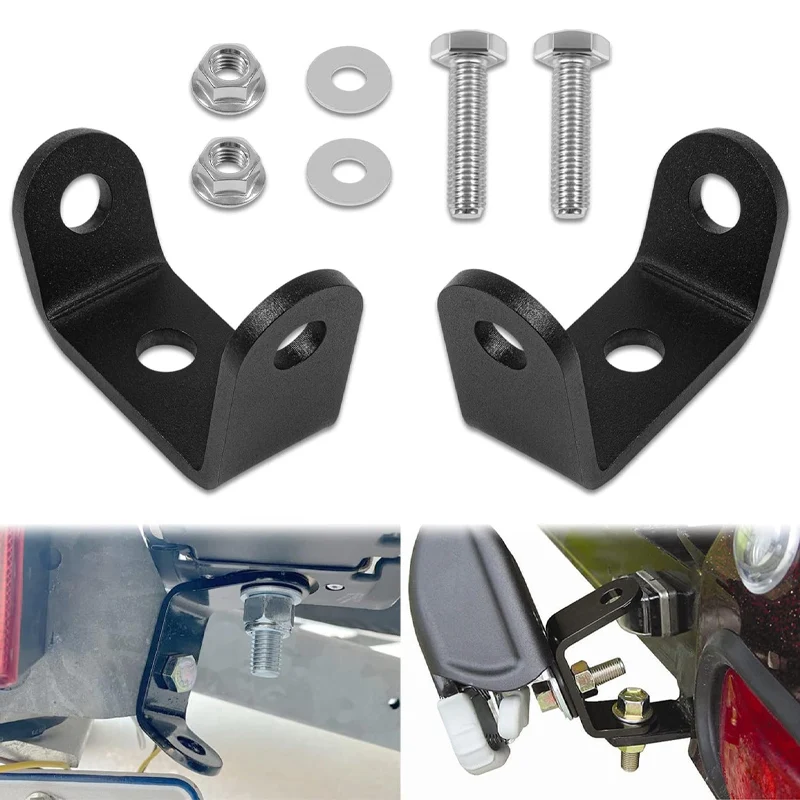 

Universal Mounting Bracket Kit for BoatBuckle G2 Retractable Ratchet Tie-Down Straps, Installed in Most Boat Trailers