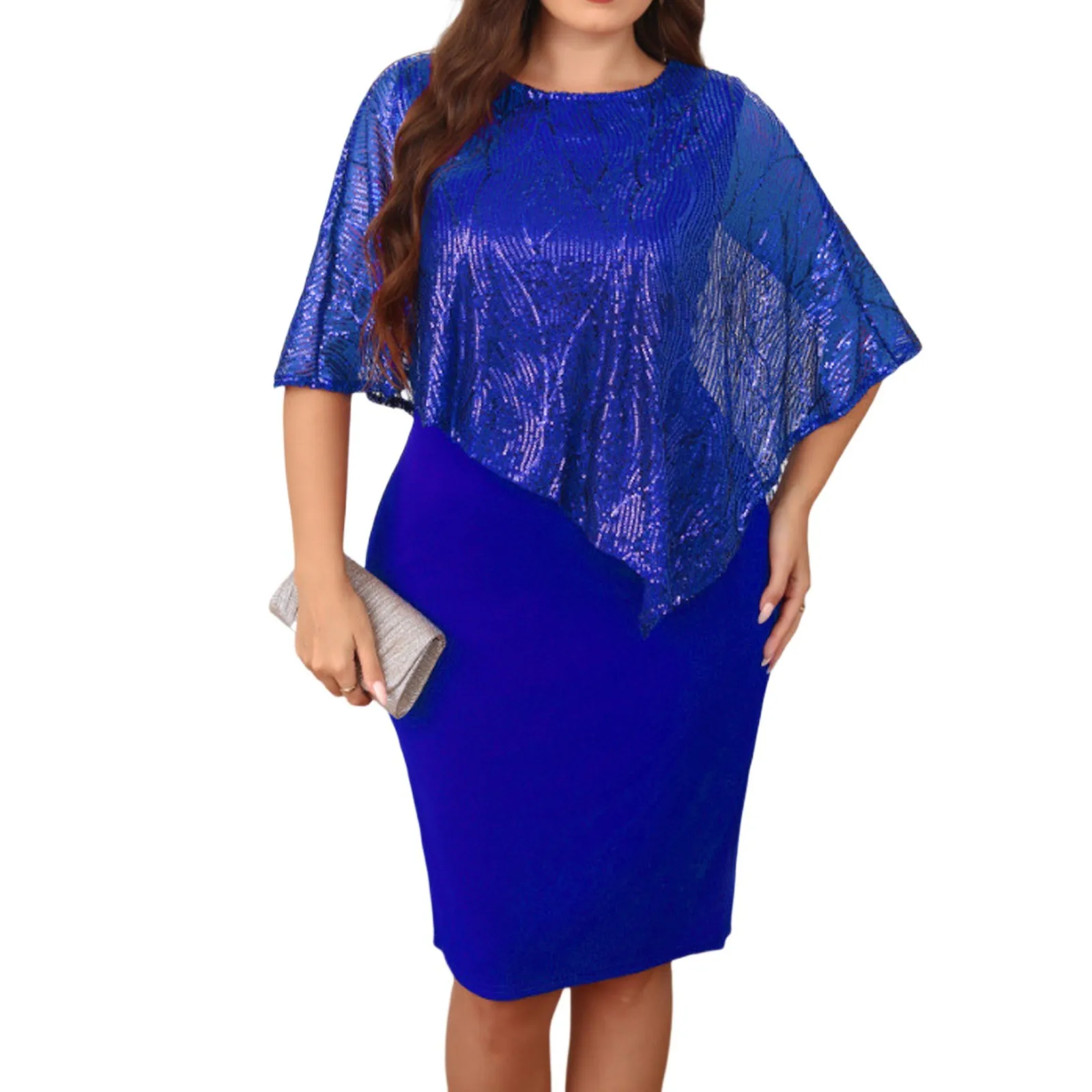 المرأة حبة المرقعة غير النظامية حجم كبير الورك المعانقة فستان فساتين أنيقة للنساء Vestidos Femininos الموضة الكورية