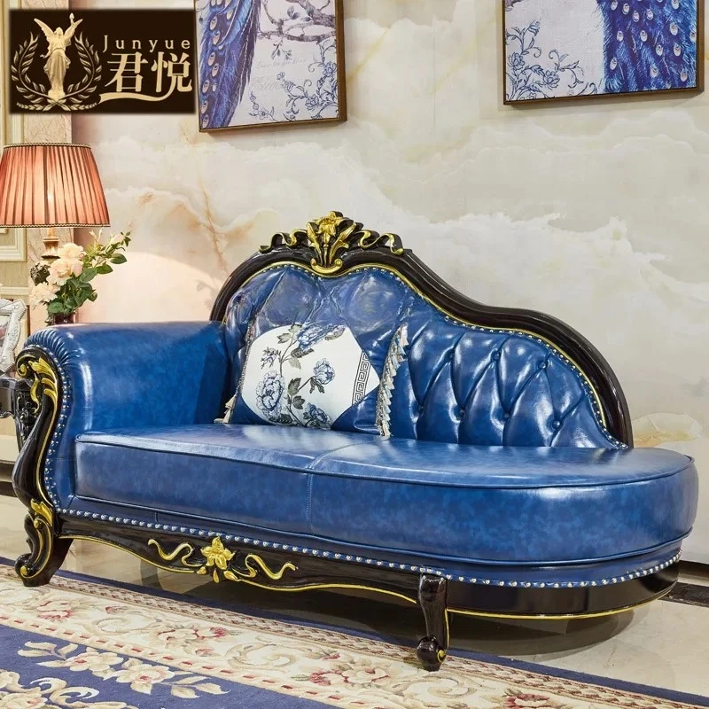 

A44 Американское легкое роскошное кресло-наложница для спальни, прикроватное кресло, диван, кожаный складной наложницы, классический