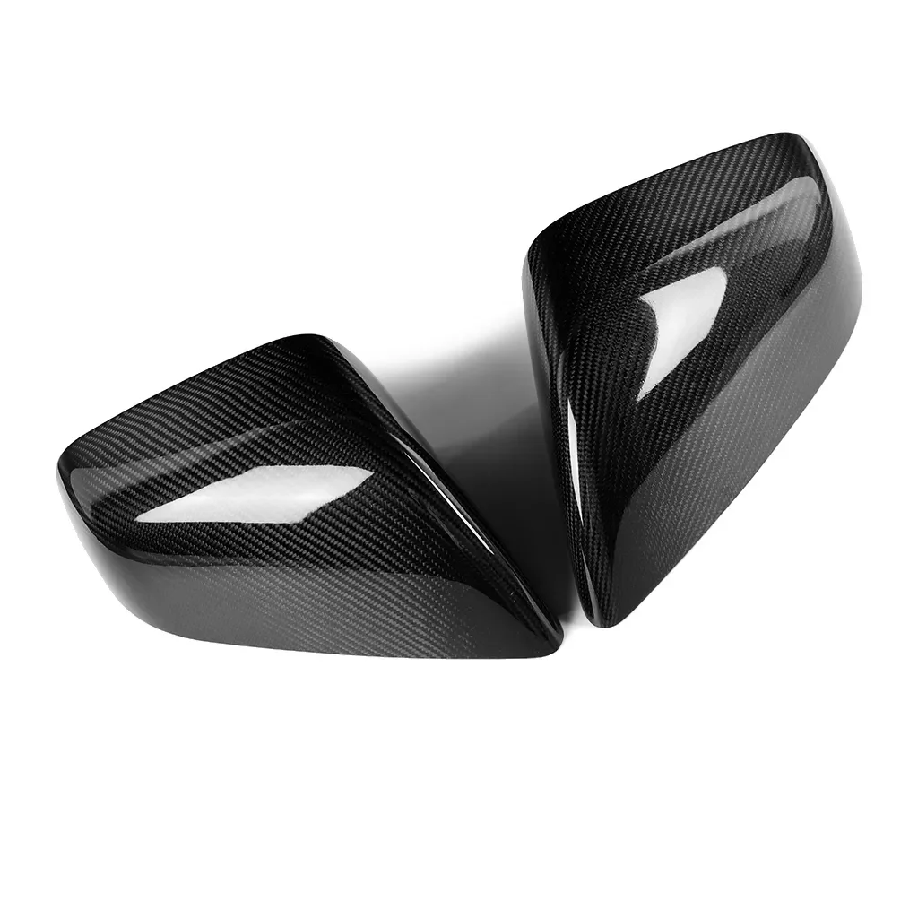 Carbon Fiber Rear View Mirror Car For Tesla Model 3 Y Bright/MatteDecorative Shell Exterior Accessories 2023 Car Rearview Cover