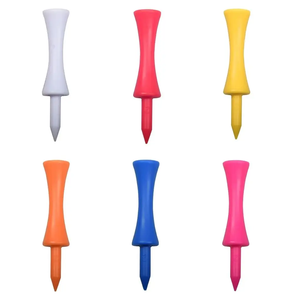 

100pcs Creative 68mm Golf Rubber Tee Plastic Replacement Professional Golf Tee Durable Ball Holder Golf Practice Tee Outdoor