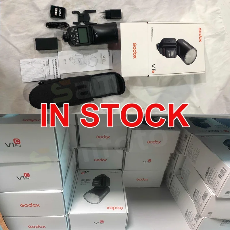 Godox V1 Pro V1Pro TTL ليثيوم أيون كاميرا مستديرة الرأس فلاش نقل لاسلكي Speedlite فلاش لكانون نيكون سوني فوجي أوليمبوس #3