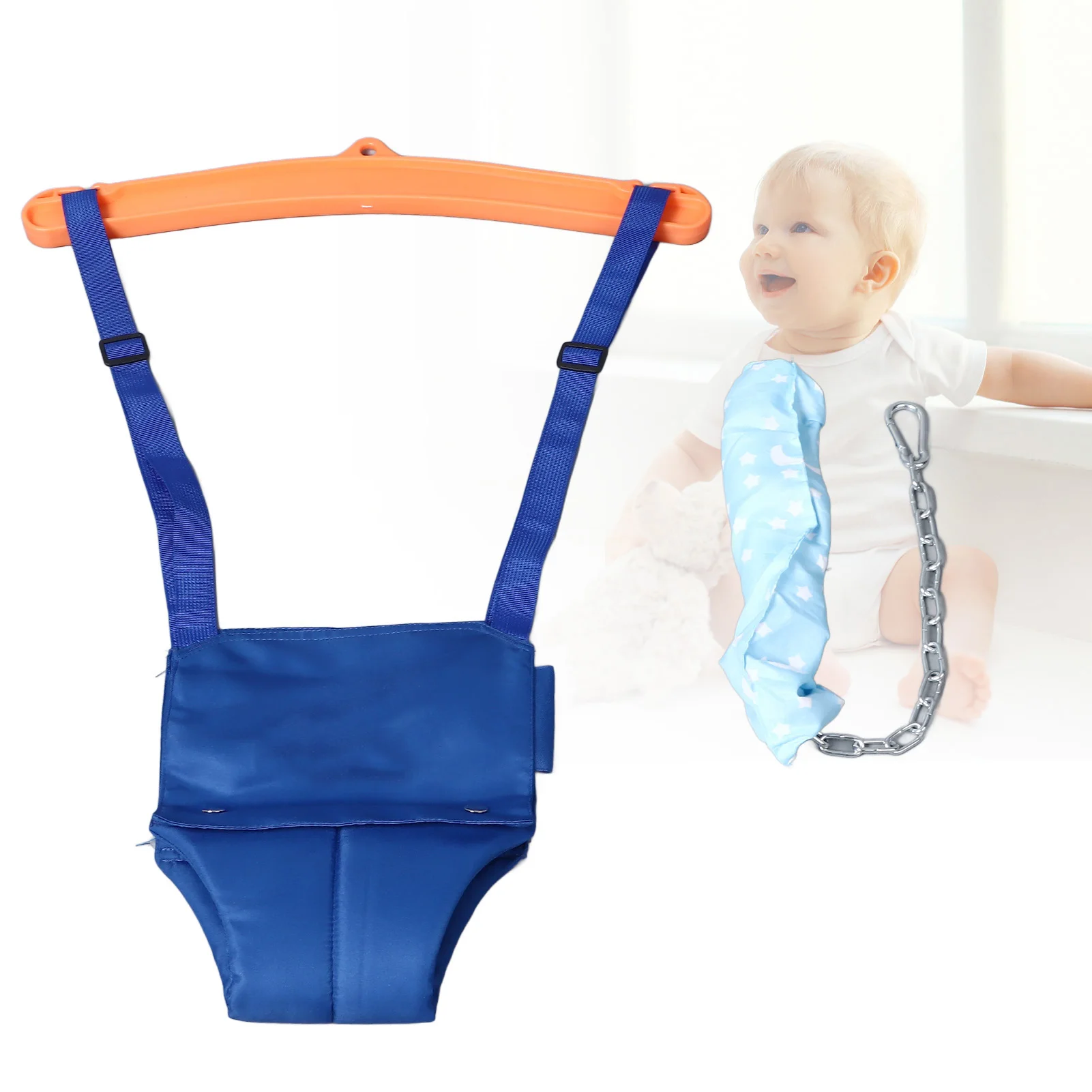 

ZK20 Baby Door Jumper Adjustable Straps Doorway Portable Infant Door Bouncer for Toddler