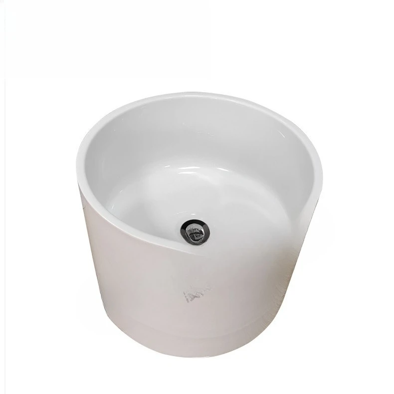 

Round foot wash basin Foot therapy shop Nail art basin Massage Surf acrylic foot bath