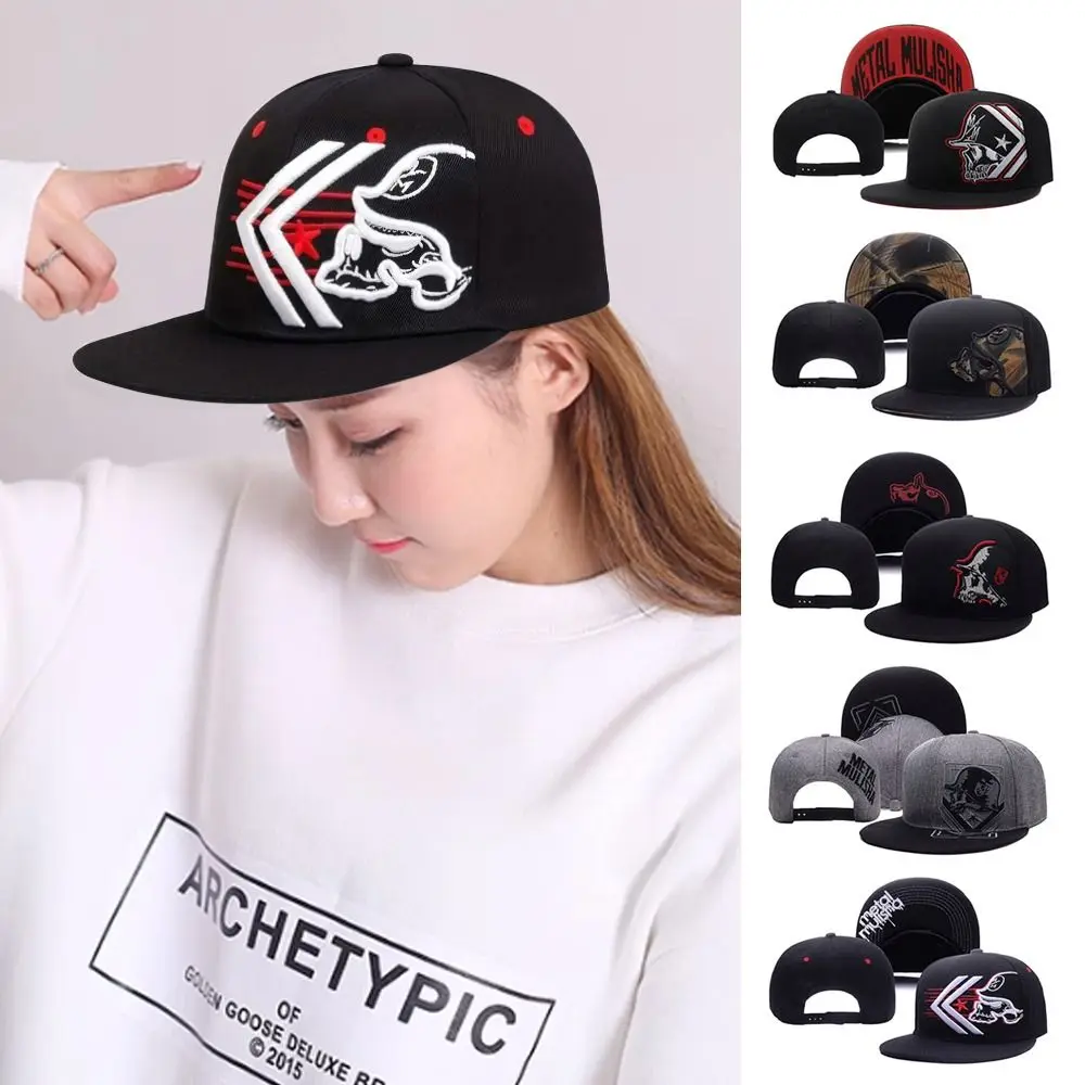 Embroidery Baseball Cap Breathable Snapback Hat Sun Hat Outdoor Hip Hop Baseball Hat for Men Women