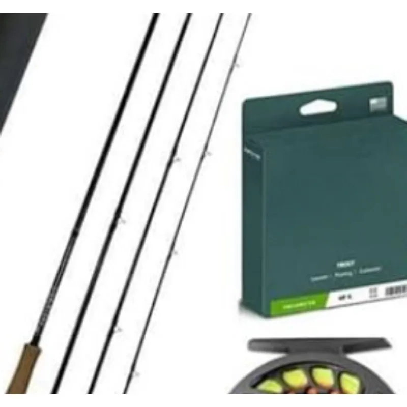 2025  Fishing Rod and Reel Combo Starter Kit Clearwater Fly Rod Outfit -