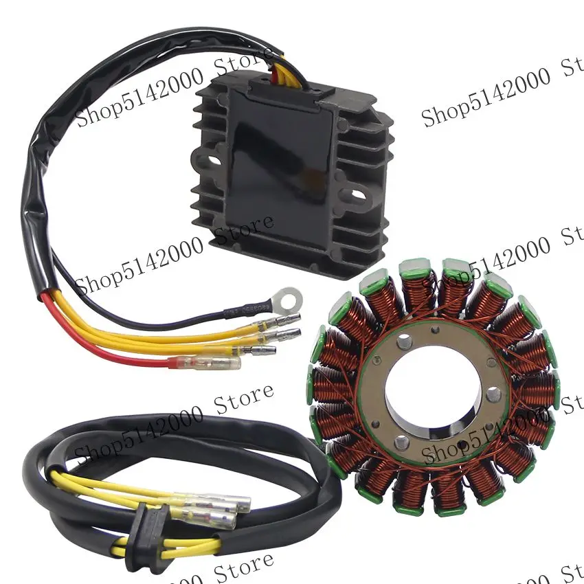 Motorcycle Magneto Stator Coil & Voltage Regulator Rectifier For Suzuki GS250T GS300L GS400X GS425 GS450E GS450G GS450L GS450S