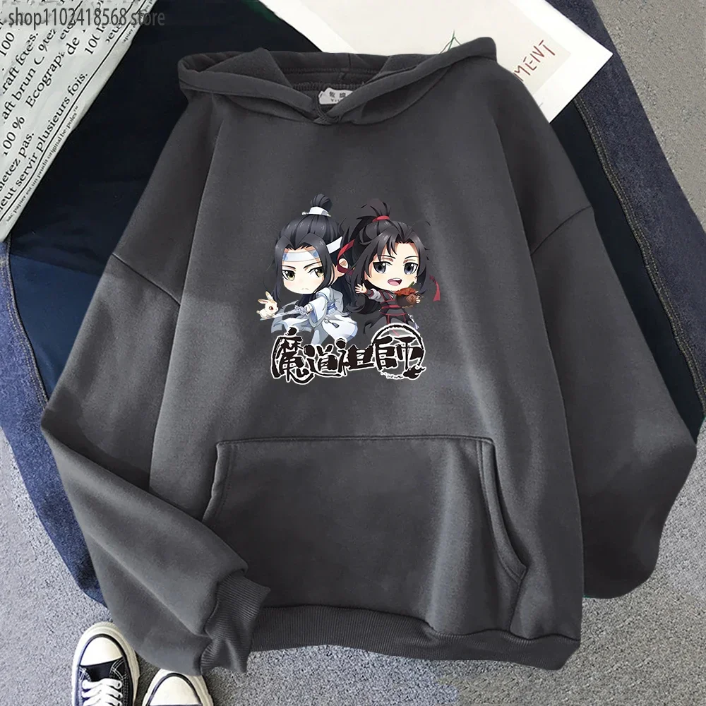 Sweat à capuche à manches longues Mo Dao Zu Shi pour hommes et femmes, sweats à capuche Anime, Streetwear Harajuku, automne, hiver, Y2K