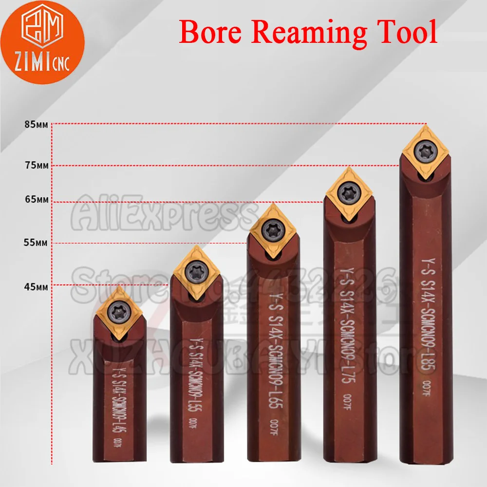 1pc S10X S12 S14X SCMCN06 SCACR06 SCACL SCMCN09 SCBCR09 SCBCL09 L45 L55 L65 L75 L85 Turning Tools CNC Toolholder bar