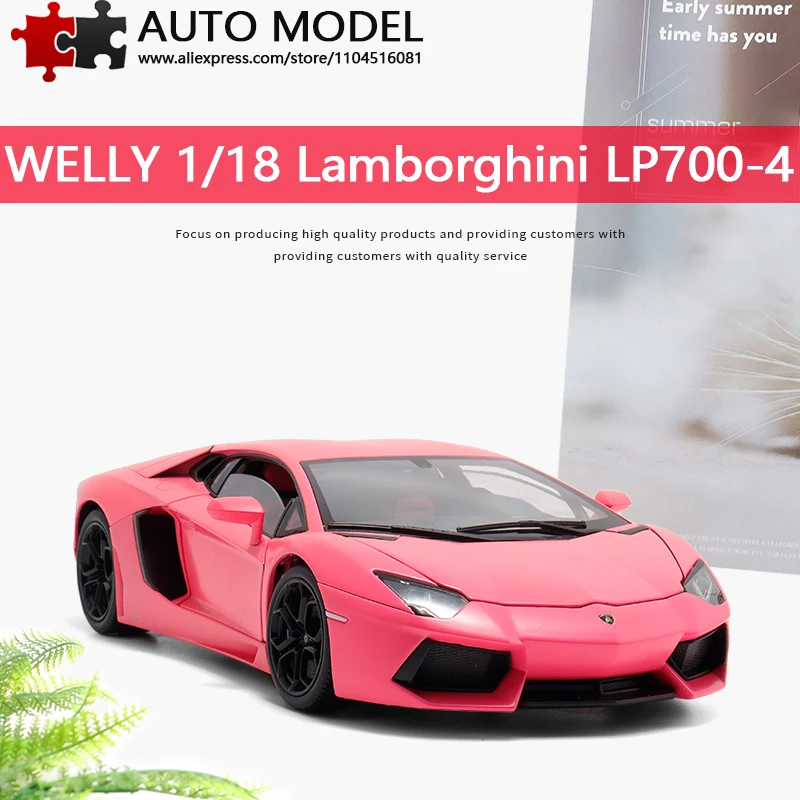 

Lamborghini Aventador Lp700-4 Aventador Big Bull Sports Car Scissor Door Simulation Alloy Car Model Full Opening Doors Gta 1:18 Die-Cast Metal Scale Model Adult Toy Boys' Gift Display Piece Collectible