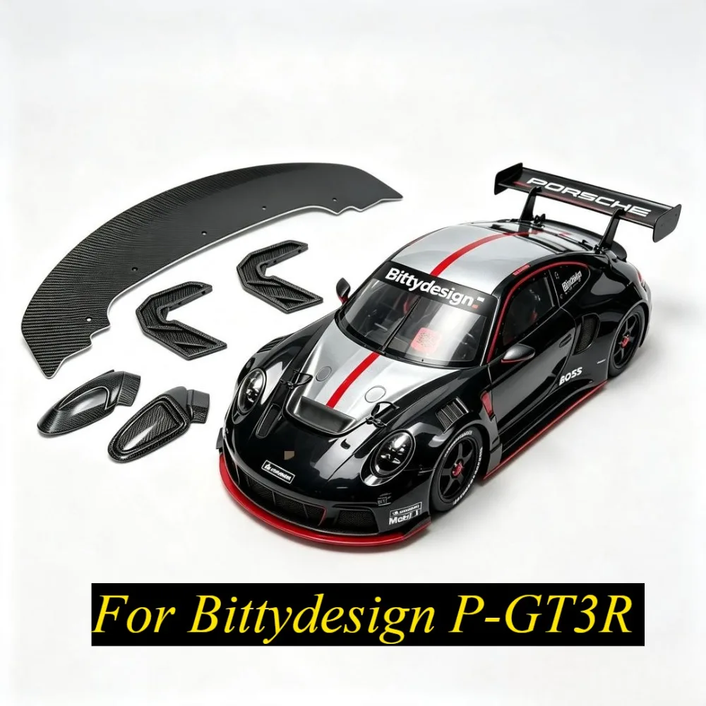 RC Racing Car Body Shell Kit Bittydesign P-GT3R Sim 911 Style For ARRMA RC Vehicle Custom Replacement Upgrade Accessories