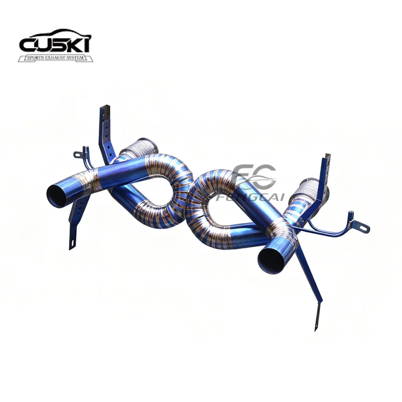 

Настраиваемая выхлопная система из титанового сплава, глушитель выхлопных труб, система Catback для Lamborghini Huracan Evo 5,2L V10 2019+