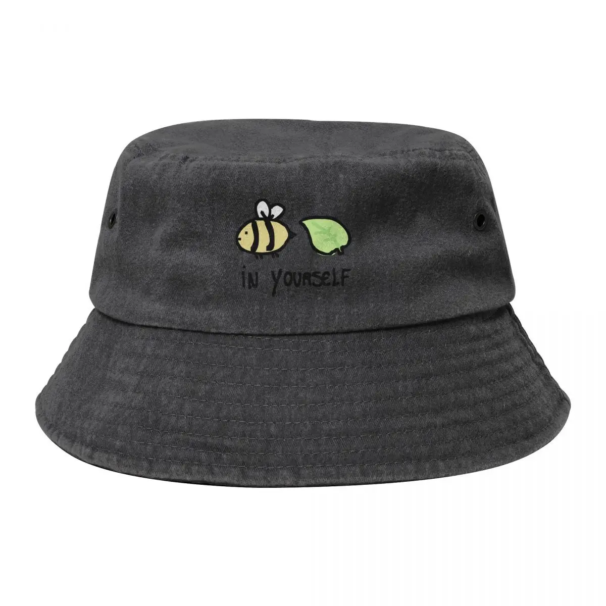 

bee leaf in yourself Bucket Hat Mountaineering Vintage Luxury Man Hat Men's Caps Women's