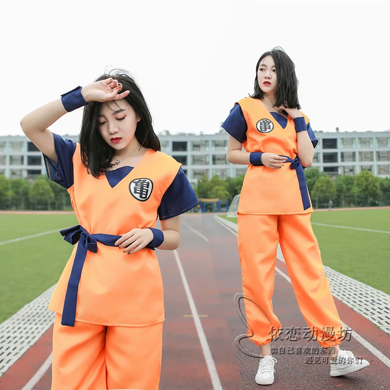 Hot Dragon Ball Cosplay Anime Son Goku Costume Anime Cosplay Hero Uniform Wig Carnival New Halloween Costume Man Woman Gifts