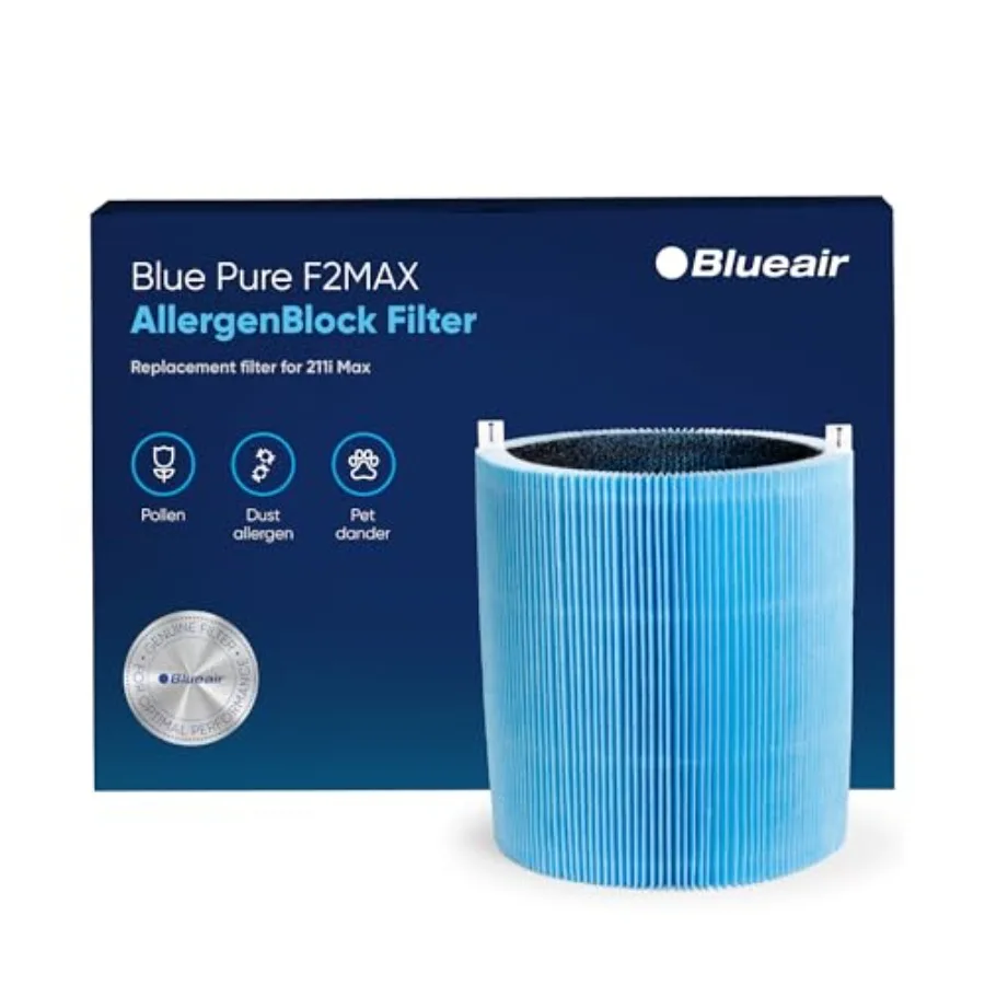 

Air purifier replacement filter for 211i Max blue-colored AllergenBlock filter made of high-efficiency material traps allergens