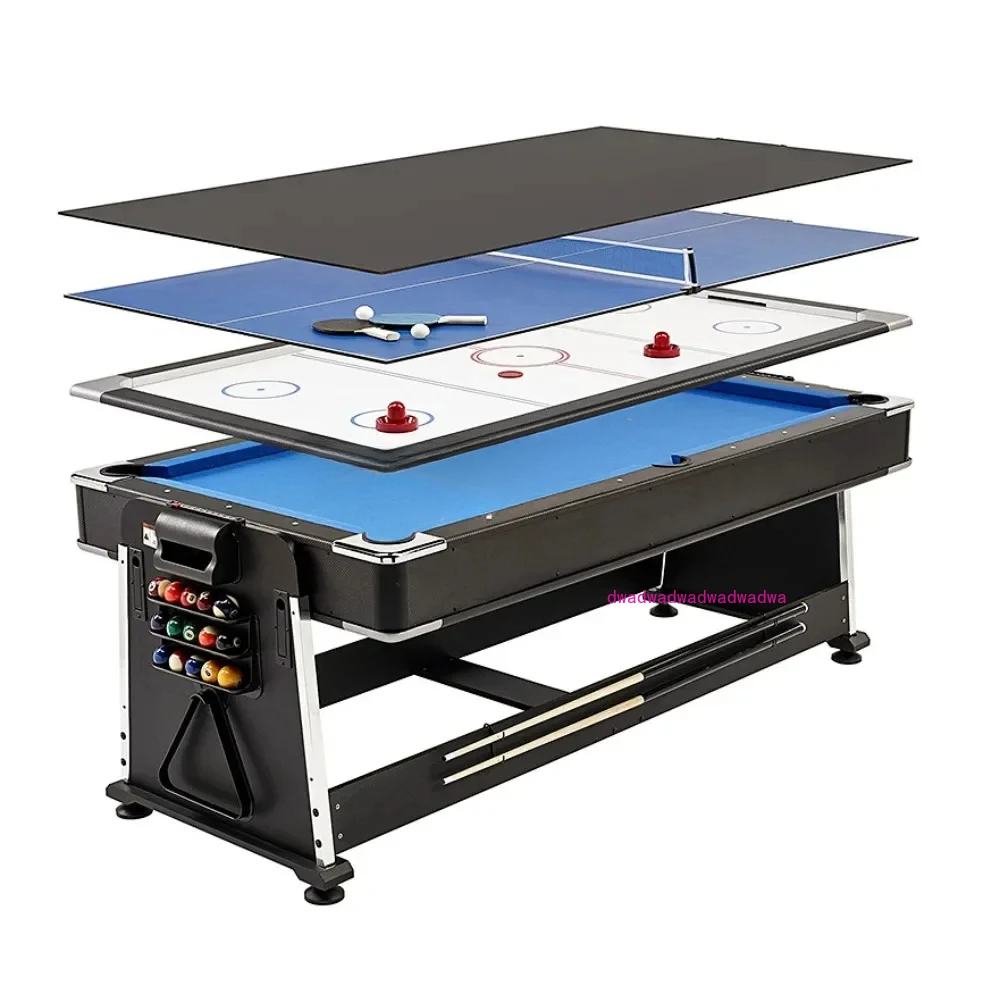 Hot Sale 4 In 1 Modern Multi Game Billiard Pool Table With Air Hockey Table Tennis Table And Dinning