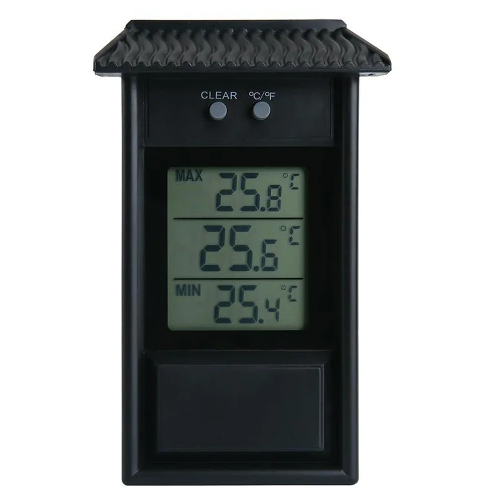 

Greenhouse Thermometer Max Min Temperature Gauge Waterproof and Sturdy Design Suitable for Indoor and Outdoor Use