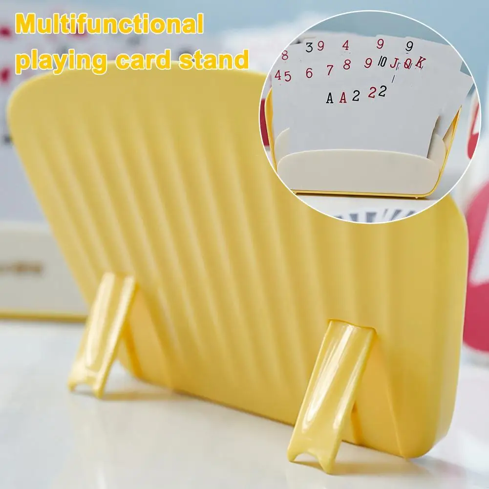 

Plastic Playing Card Holder Game Card Organizers Clip Rack for Cards Game