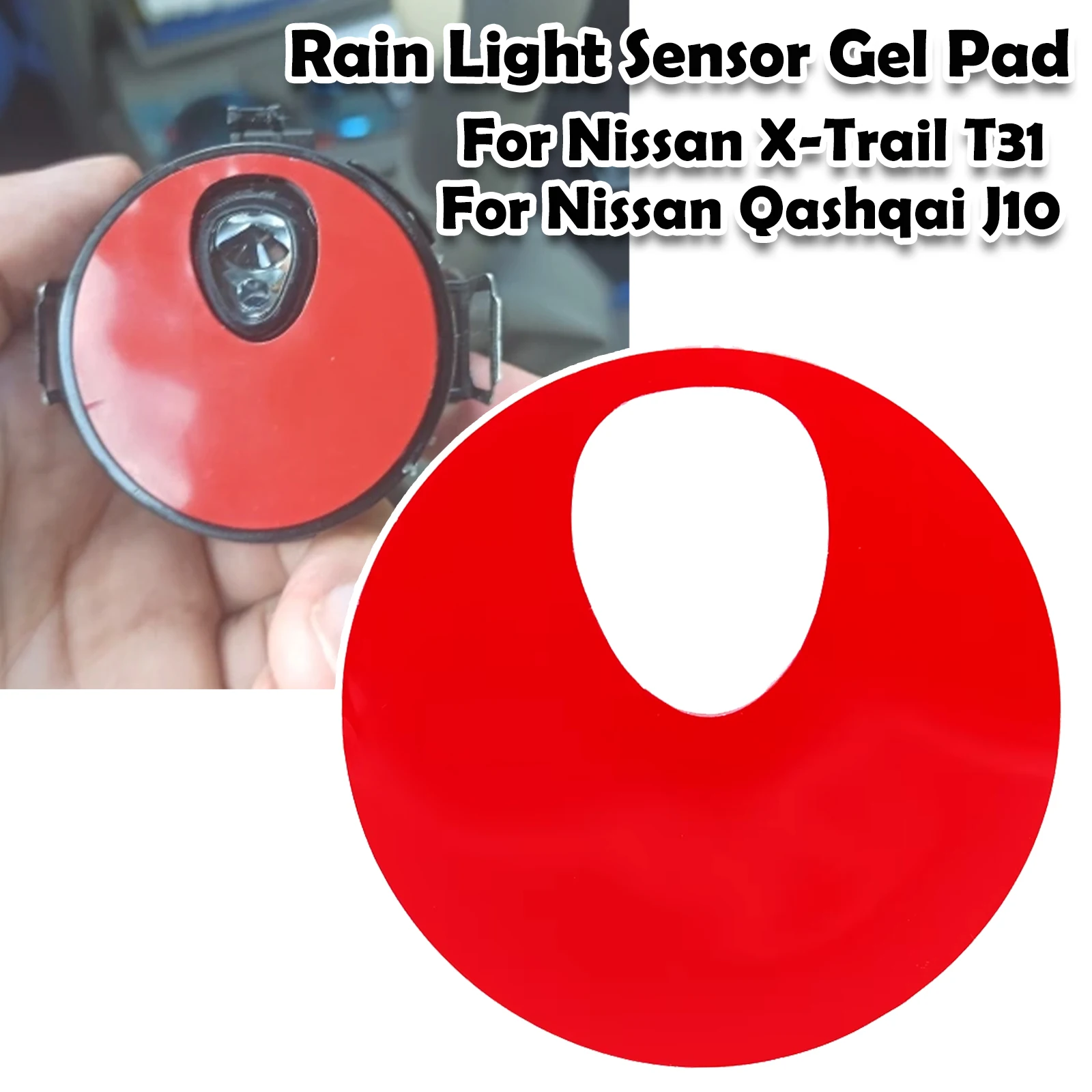 

Rain Light Sensor Gel Pad For Nissan X-Trail T31 Qashqai J10 Adhesive Film Silicone Sticker Windscreen Chip Repair Kit Fix Tape