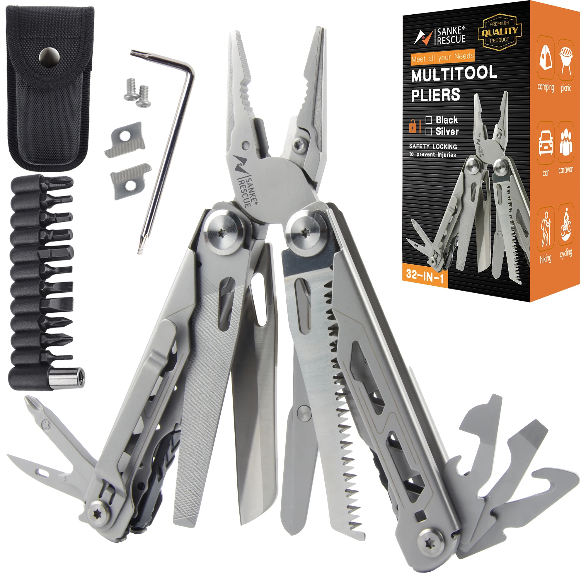 

Hand Tools Multi- Tool Sale Knipex Pliers and Screwdriver Set Electrician Multitool Automatic Hand Pick as Professional Work Lei