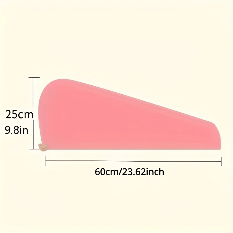 1 Piece of Ladies' Dry Hair Cap: Quick-drying Ultra-fine Fiber Towel Cap, with Extremely Strong Absorption Capacity and The Fastest Drying Speed!