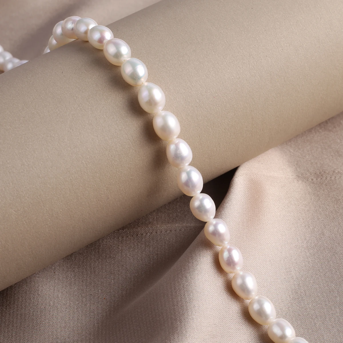 6-7mm AAA High Quality Pearls for Women Natural Freshwater Pearls Rice Spacer Beads for Jewelry Making DIY Necklace Accessories