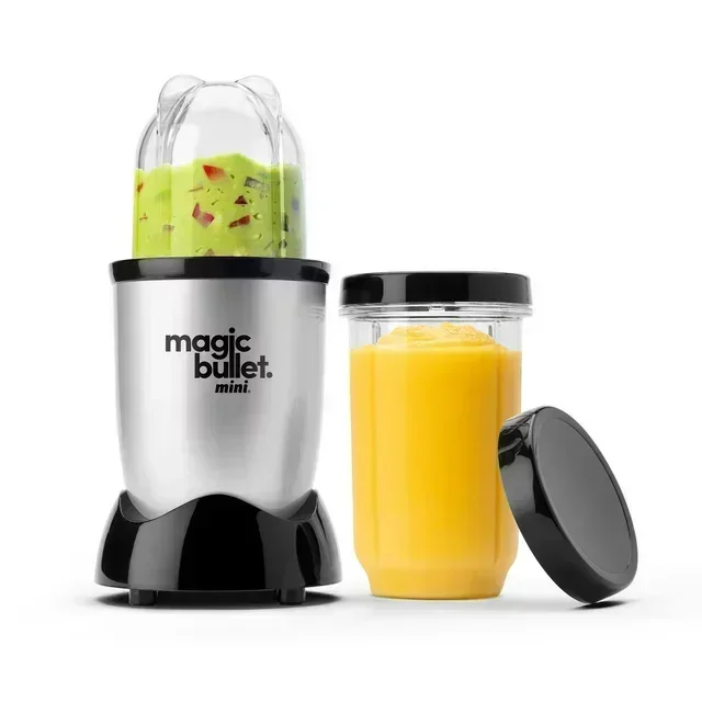 Piece Personal Blender MBR-1101 – Silver Small Mixer, Easy To Carry