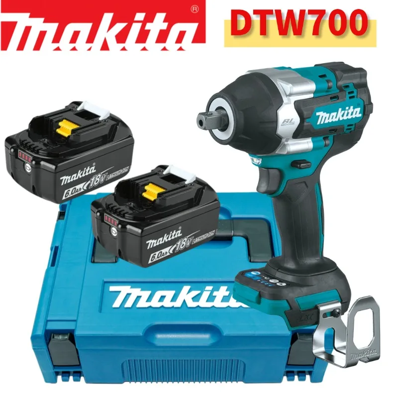 Nouvelle clé à chocs sans fil Makita DTW700, 18V, 1000 Nm, couple élevé, vitesse variable, durable, efficace, clé mécanique puissante