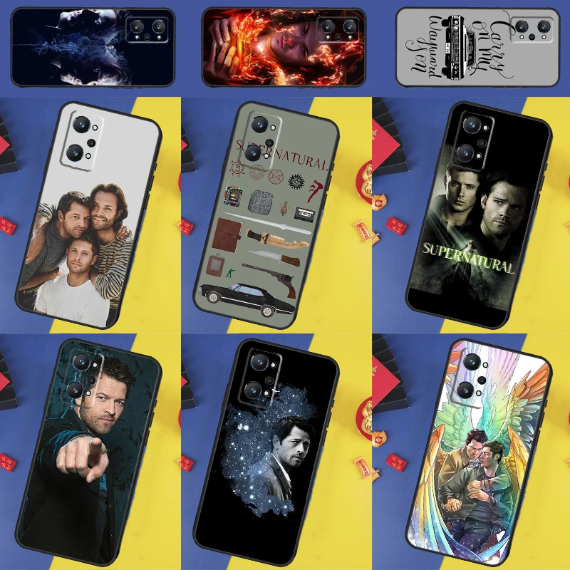 Supernatural TV Show Case For Realme 8 9 10 Pro Plus C11 C15 C30 C33 C35 C55 C21Y C25Y GT Neo 5 3 2 2T 3T Cover