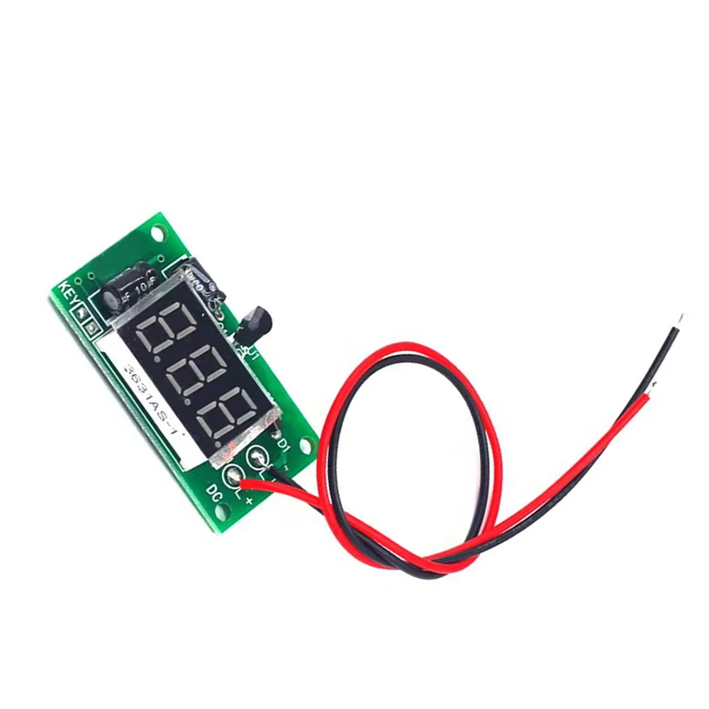 DC4-7V/DC7-16V/DC15-26V Counter Module Power-ON 3-Bit Accumulator 3-Bit Red 0.36in Digital Tube Display Trigger Counter Module