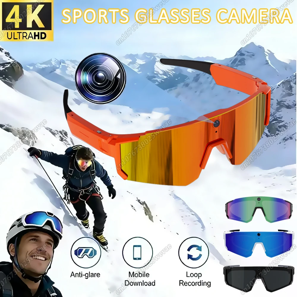 

Интеллектуальные очки AI 2026 для велоспорта на открытом воздухе с камерой 800W и мини-камерой для записи с HD-фиксацией и защитой от дрожания