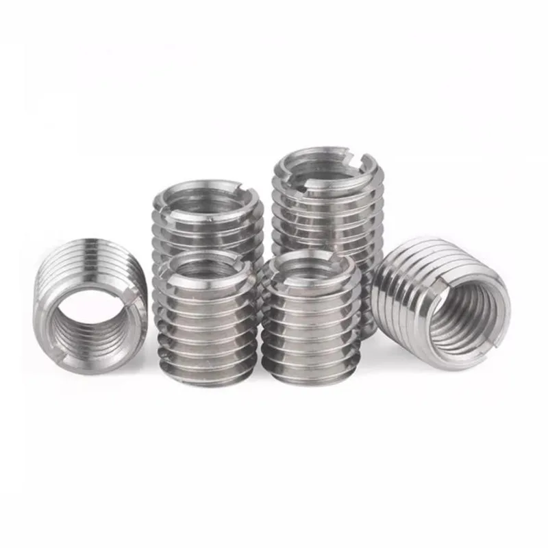 M2 M2.5 M3 M4 M5 M6 M8 M10 slotted Inside Outside Self tapping Thread Insert Adapter Screw Nuts Sleeve Converter Nut