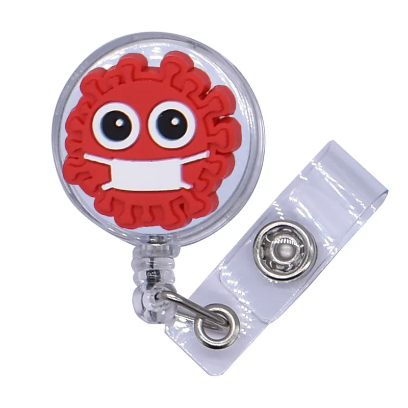 Kleine Medizinische Arbeiter Arbeit Karte Clip Doktor Nurse ID Name Bedge Halter Rollen Brust Tag Zubehör Clip Fabrik Pass Karte clip