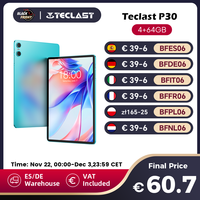 Teclast P30 Android 14 Tablet 10,1 inch IPS Max 10GB RAM 64GB ROM A523 octa-core TÜV Rheinland certification tablets Wifi 6