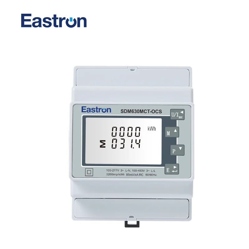 SDM630MCT-OCS ETL listed Three Phase Three Wire  Rogowski Coil Energy Meter