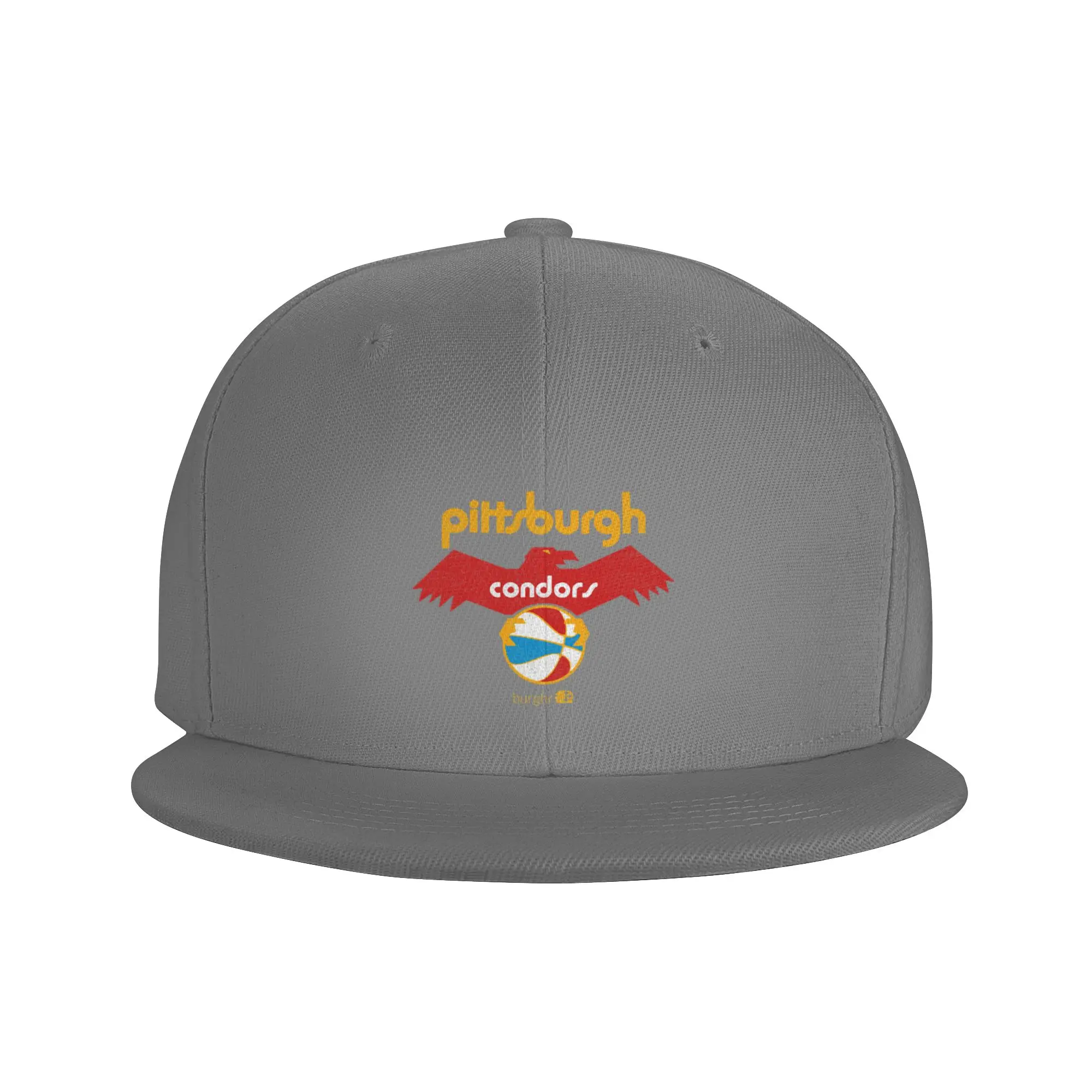 Fashion Pittsburgh Condors Flat Brim Sun Hat  Denim Street Hat Caps For Men