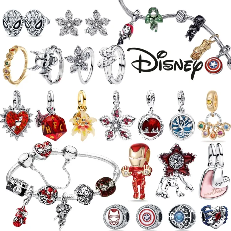 Plata De Ley Disney 925 Silver Monster Tales Stitch Mickey M